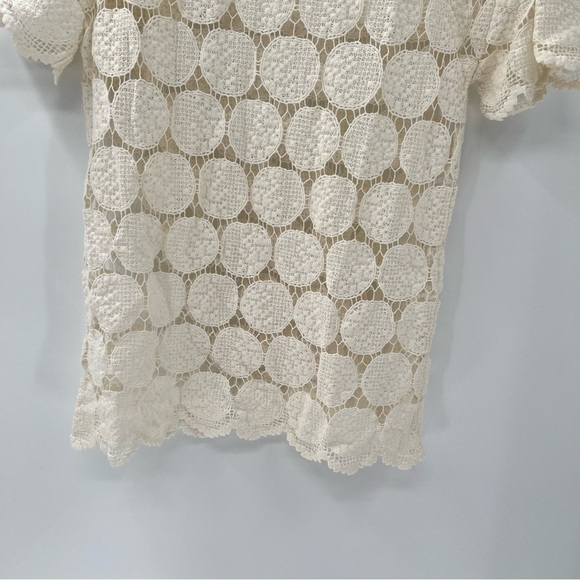 FARM Rio Cream Lace Top small - Picture 2 of 11